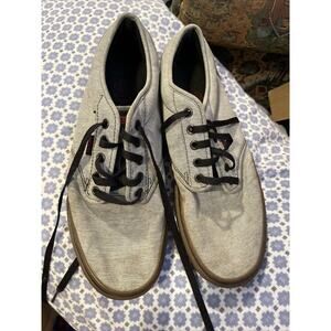 Vans Off The Wall Mens Size 11 Skate Canvas Sneaker Shoes Grey